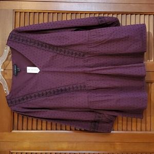 NWT Lane Bryant peasant shirt